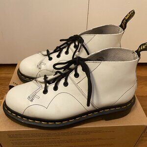 Dr Marten's white Church boots